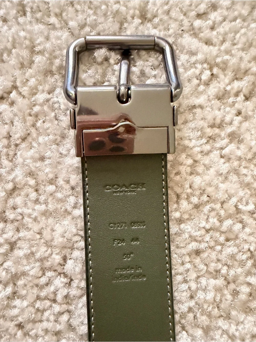 Coach men’s belt